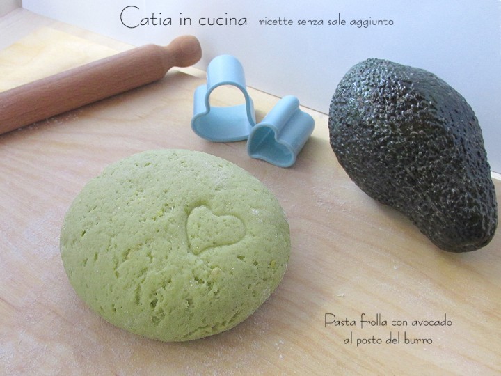pasta frolla con avocado