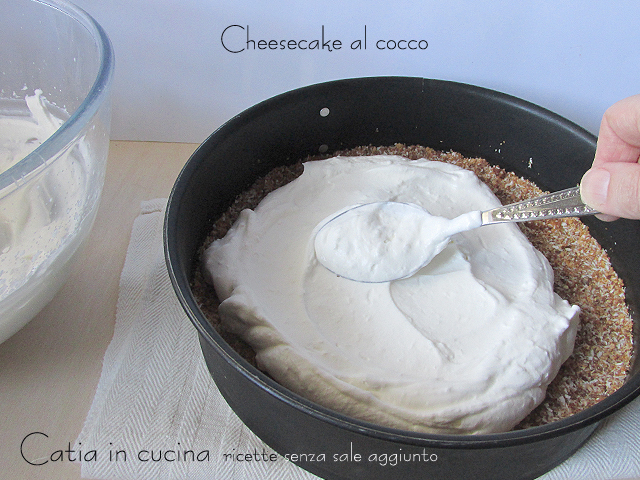 cheesecake al cocco - passo 2
