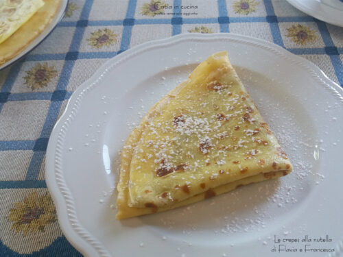 Crepes farcite alla Nutella, ricetta di Flavia e Francesca