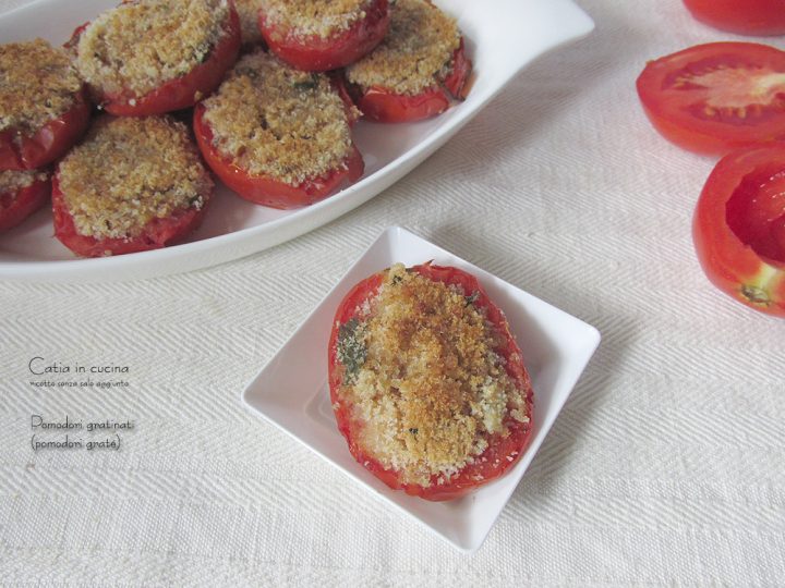 pomodori gratinati o graté