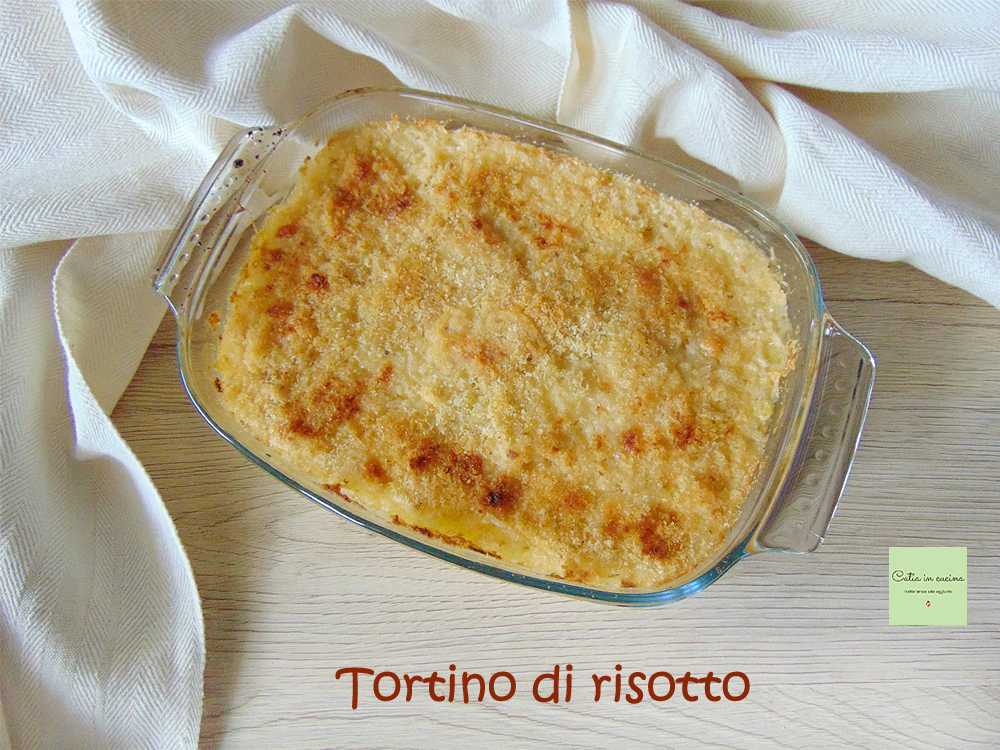 tortino di risotto teglia intera