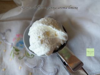 gelato di kefir e panna