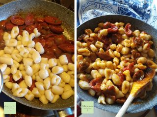 gnocchi ai pomodorini neri - padella