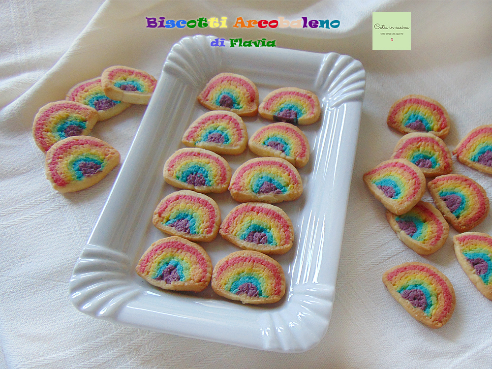 biscotti arcobaleno di Flavia