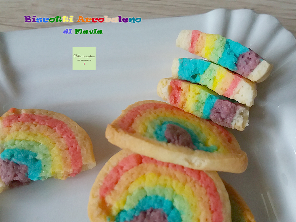 biscotti arcobaleno Flavia interno