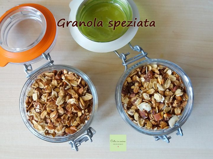 granola speziata con airfryer e padella