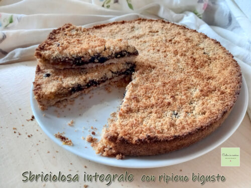 Sbriciolosa integrale con ripieno bigusto
