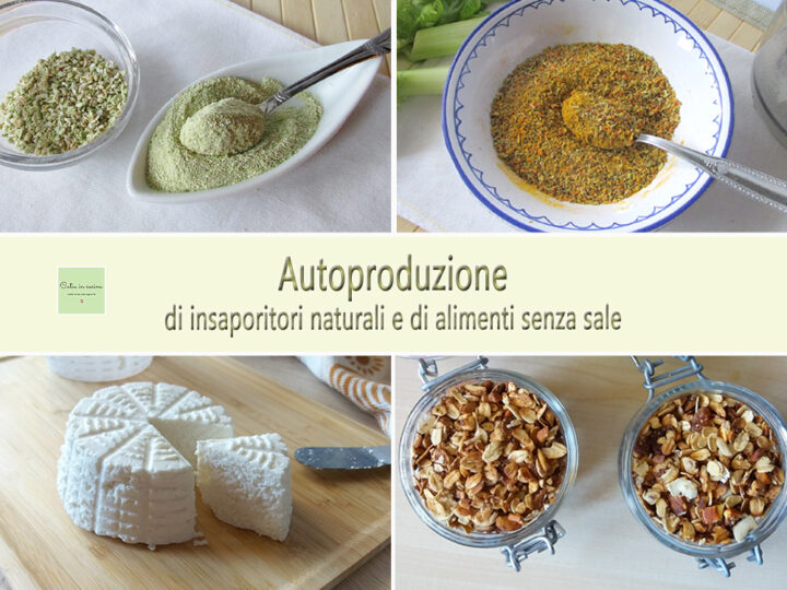 autoproduzione in cucina raccolta