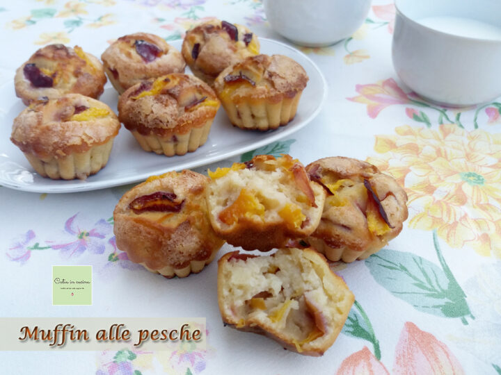 muffin alle pesche