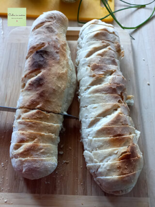 pane affettato senza tagliare la base