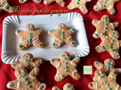 Biscotti pan di zenzero (Gingerbread cookies)