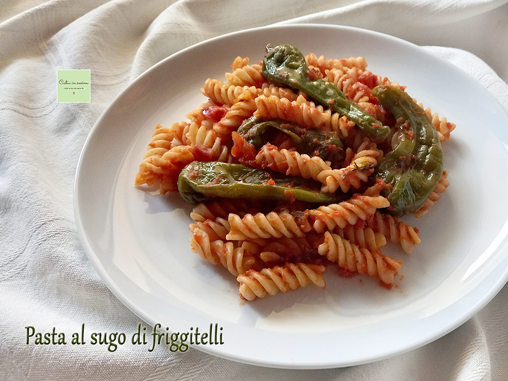 pasta al sugo di friggitelli