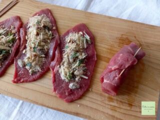 involtini di carne con uvetta - step1