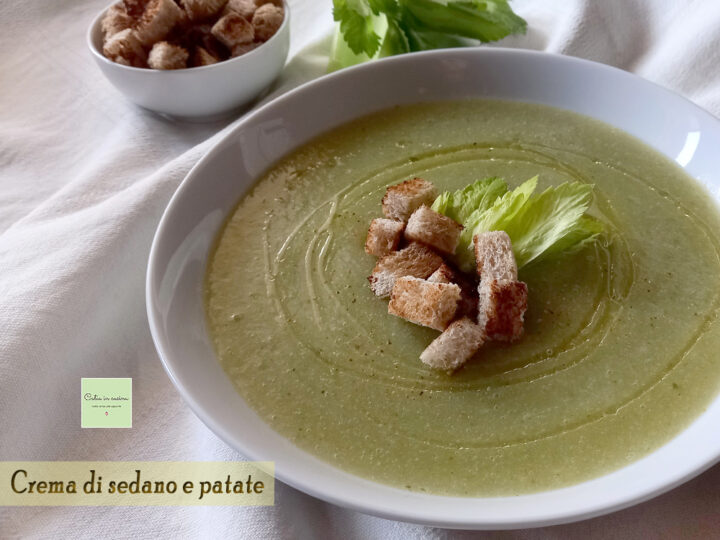 crema di sedano e patate