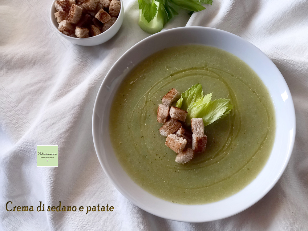 crema di sedano e patate
