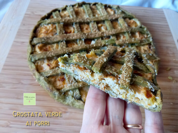 crostata verde ai porri