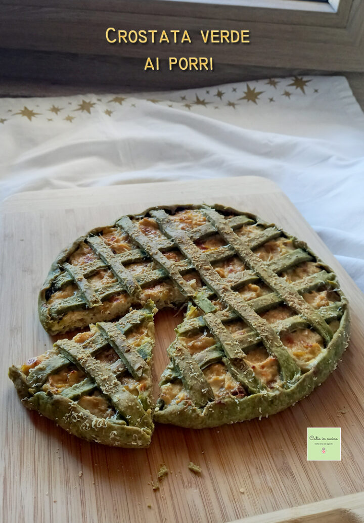 crostata verde ai porri