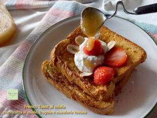 french toast al miele