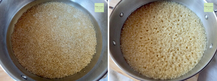 cottura della quinoa