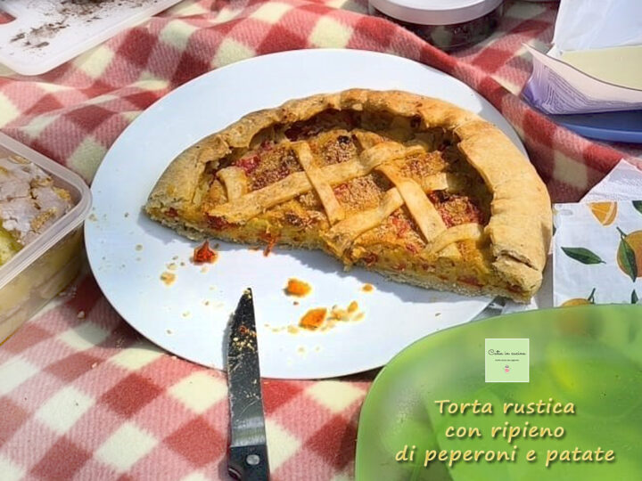 torta rustica vegana - picnic