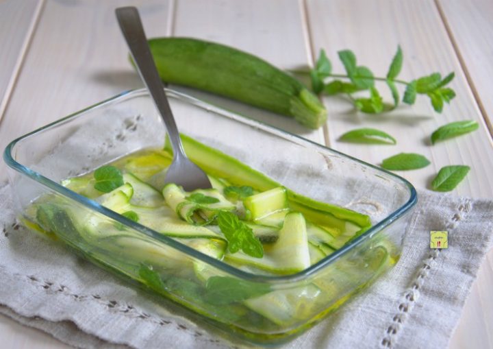 carpaccio di zucchine