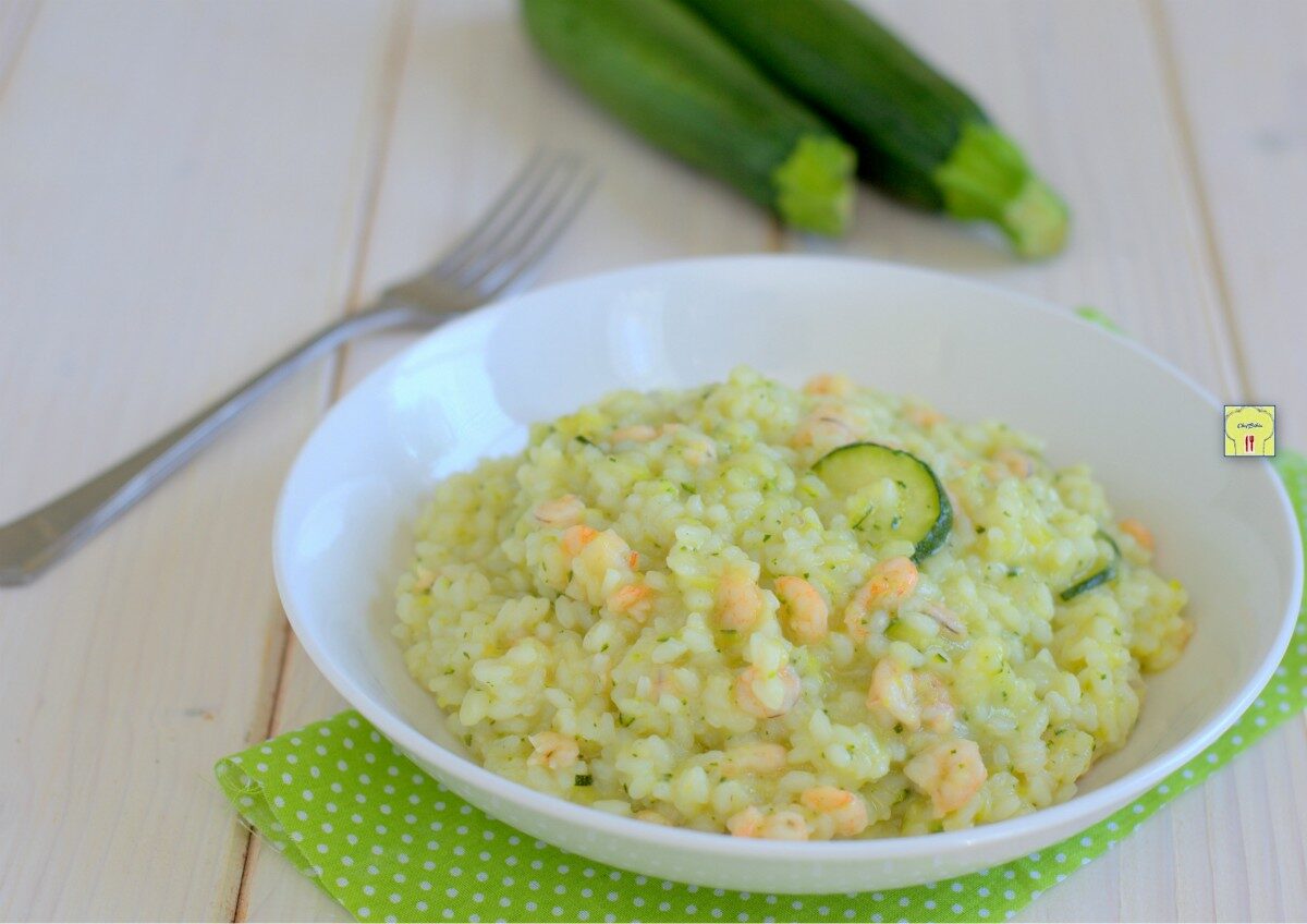 RISOTTO ZUCCHINE E GAMBERETTI Sfizioso Risotto Irresistibile