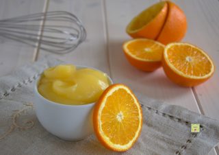 crema all'arancia senza latte