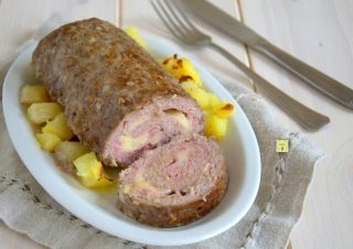 rotolo di polpettone ripieno con patate