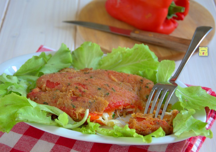 cotolette di peperoni ripiene