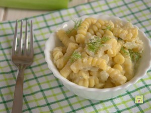 fusilli gorgonzola e finocchi