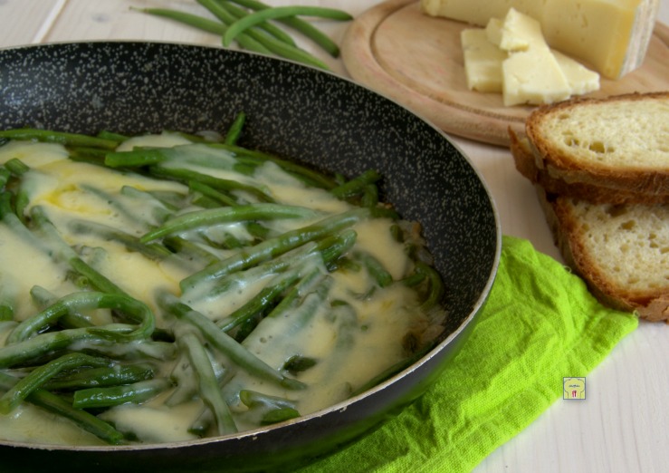 fagiolini con asiago