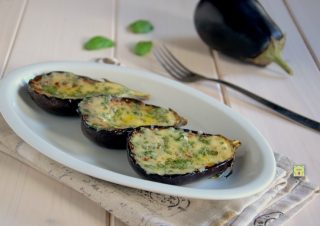 melanzane al basilico alla griglia