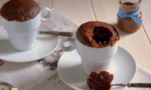 Torta in tazza o mug cake alla nutella