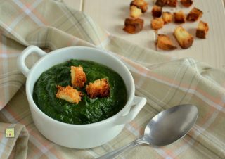 vellutata di spinaci