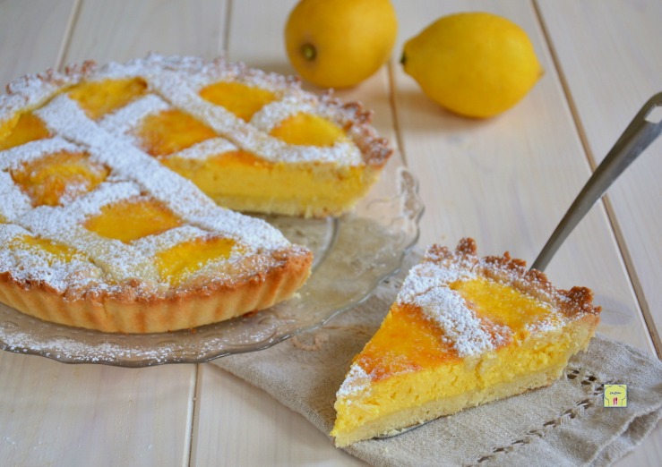 crostata ricotta e limone