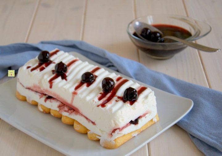 torta gelato all' amarena