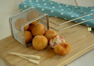 polpette prosciutto e scamorza