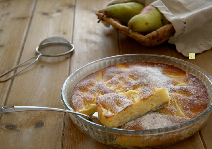 torta di pere morbida