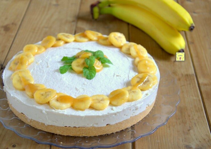 Cheesecake alla banana