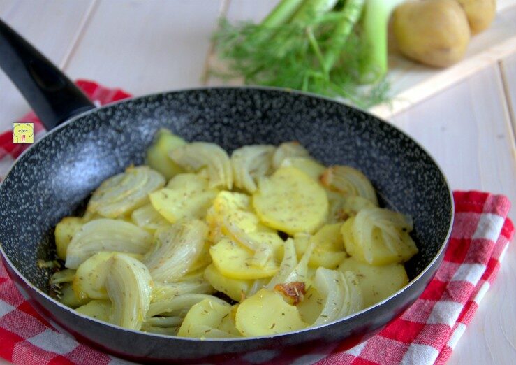 Finocchi e patate in padella