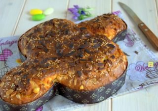 colomba salata a lievitazione istantanea