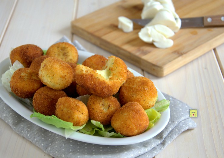 polpette di mozzarella