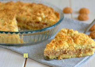 sbriciolata ricotta e amaretti