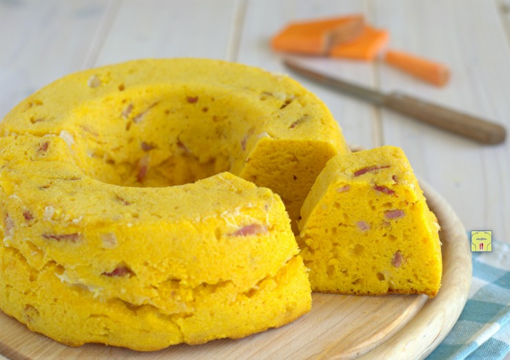 ciambella zucca scamorza e speck