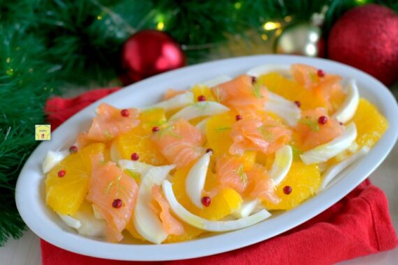 Insalata di salmone e arance
