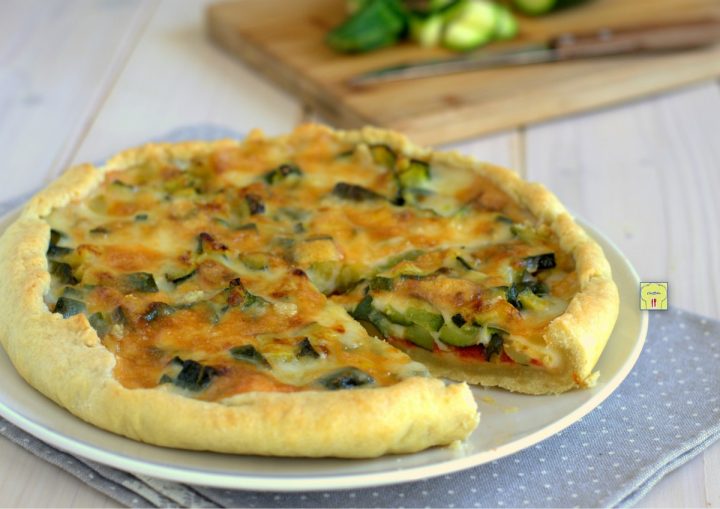 torta rustica di zucchine alla parmigiana