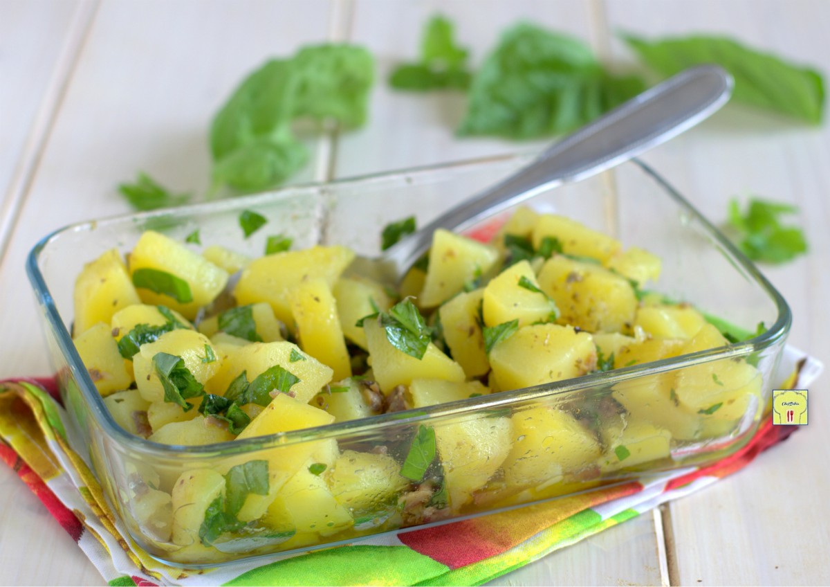 insalata di patate agli aromi