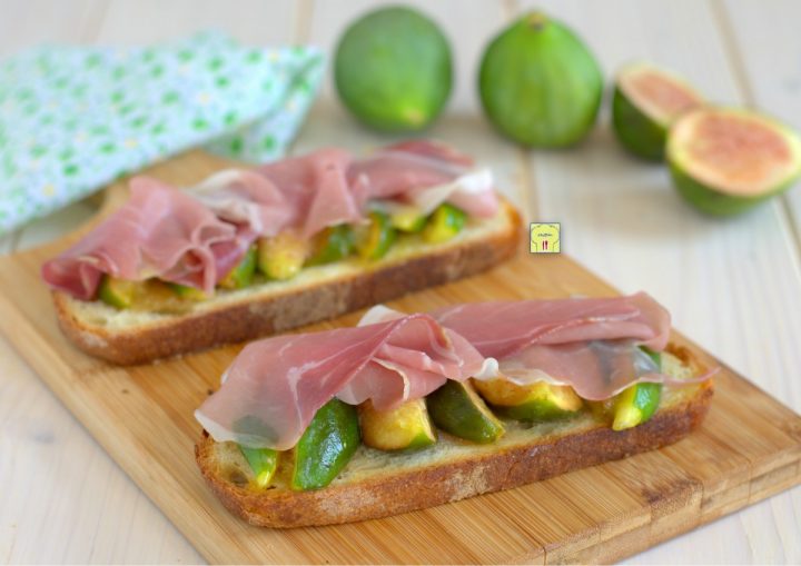 crostoni prosciutto e fichi