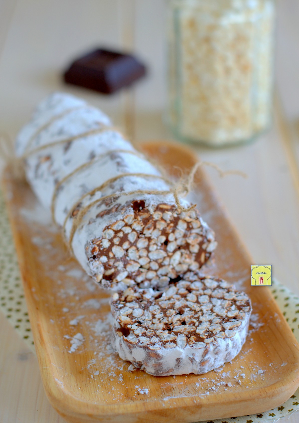 SALAME DI CIOCCOLATO E RISO SOFFIATO goloso e irresistibile