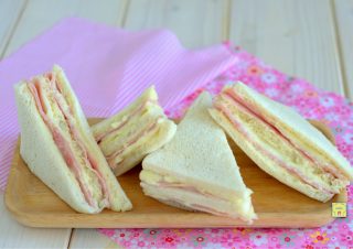 tramezzini al prosciutto cotto